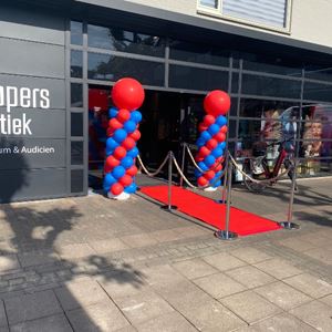 Rode Loper 5M + Afzetpaaltjes 